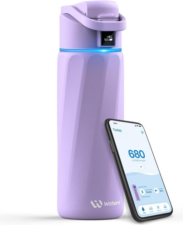 Actual product image WaterH BOOST - Chug Lid - Black (24oz./710ml) (0.71 l)