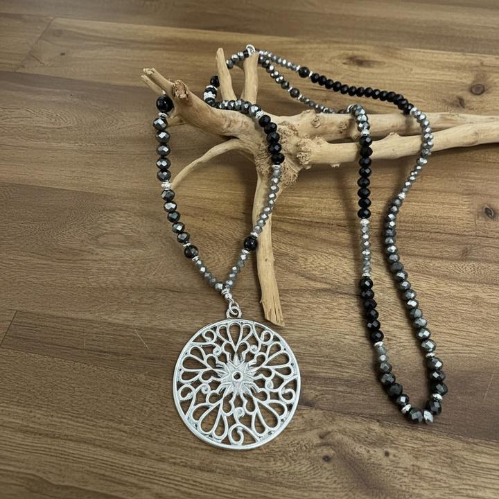 Image du produit Andreani Halskette aus Obsidian mit Anhänger