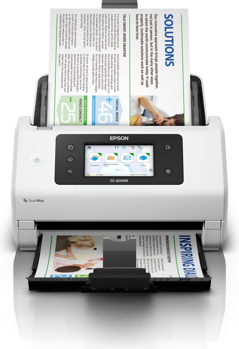 Produktbild Epson Workforce Dokumentenscanner DS-800WN (USB, Ethernet, USB Host)