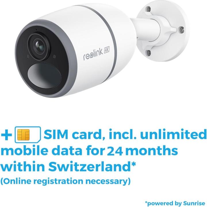 Image du produit Reolink Caméra 4G/LTE GO Ultra avec panneau solaire 2 + SIM (3840 x 2160 pixels)