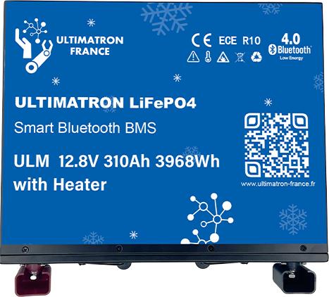 Image du produit Ultimatron ULM-12V-310Ah POLAR LiFePO4 Batterie d'alimentation sous le siège (avec réchauffeur) (12.80 V, 310 Ah)