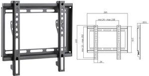 Produktbild LogiLink TV Wandhalterung (Wand, 42", 35 kg)