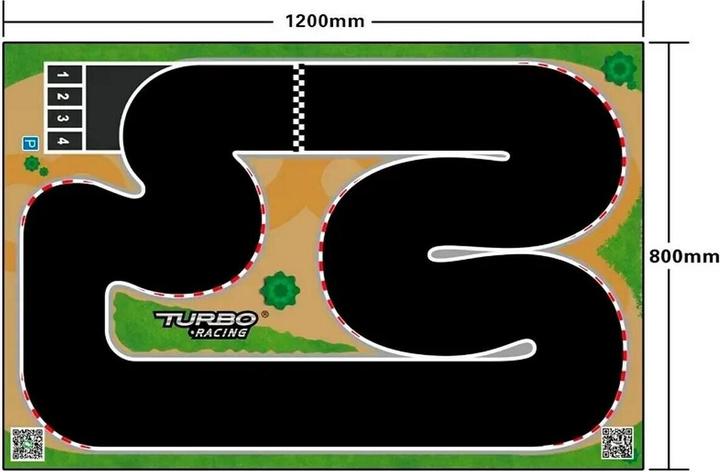 Immagine prodotto Turbo Racing Track XL Micro Rally 80 x 120 cm