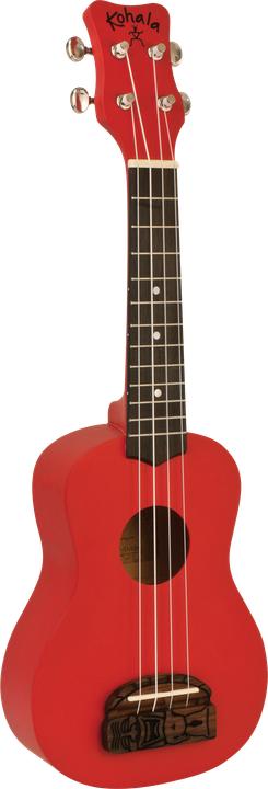 Kohala Sopranukulele, Tiki Series, rot