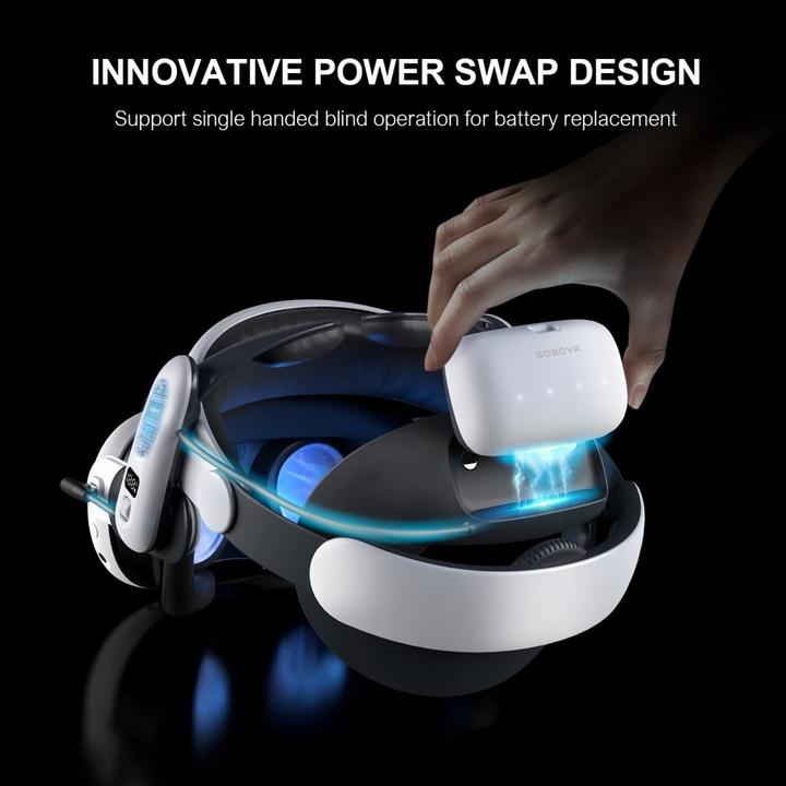 Actual product image Bobovr S3 PRO Battery Relief Strap for Meta Quest 3