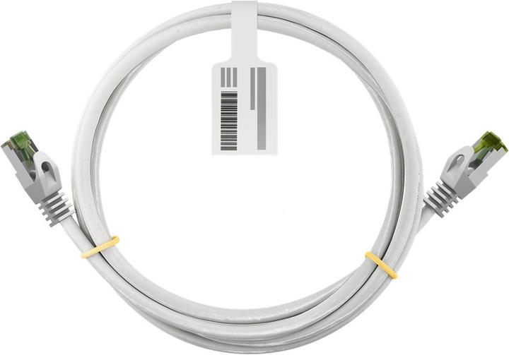 Produktbild Goobay GHMT-zertifiziertes CAT 8.1 Patchkabel, S/FTP PiMF, weiss (S/FTP, CAT8.1, 2 m)