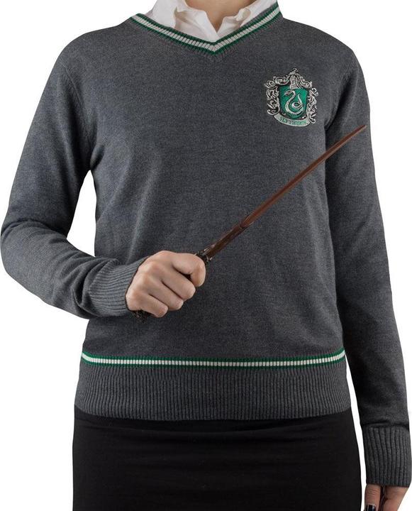 Actual product image Cinereplicas Harry Potter - Slytherin - Grey Knitted Sweater - X-Small (XS)