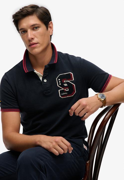 Produktbild Superdry Vintage Athletic Patch Poloshirt (L)