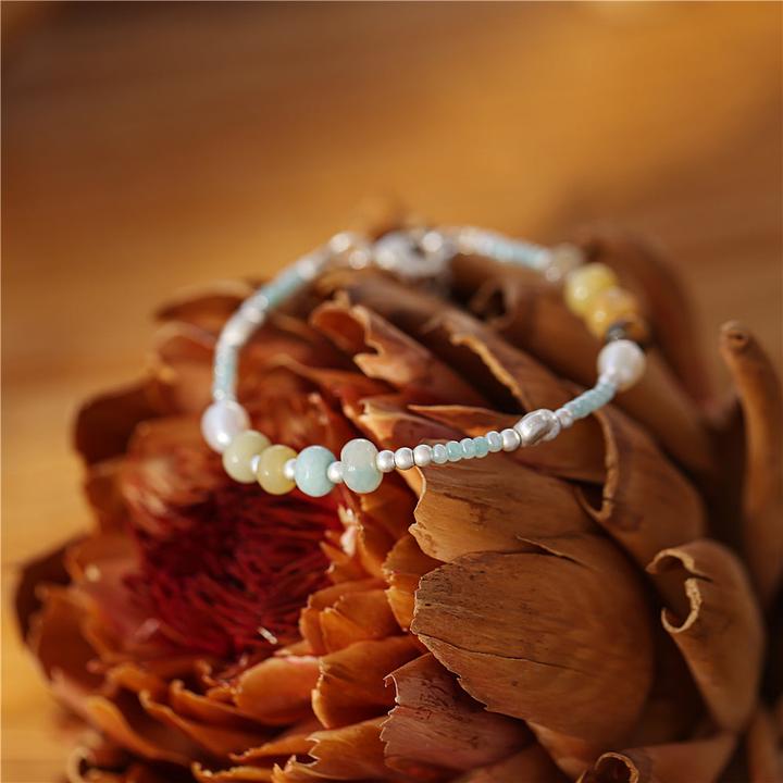 Image du produit Andreani Bracelet avec amazonite véritable (8 cm, Pierres)