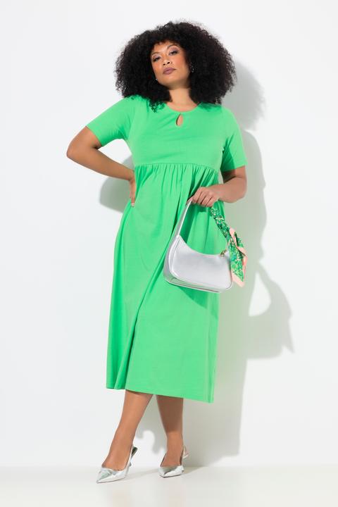Produktbild Ulla Popken Maxikleid, A-Linie, Rundhals, Halbarm, Taschen (62)