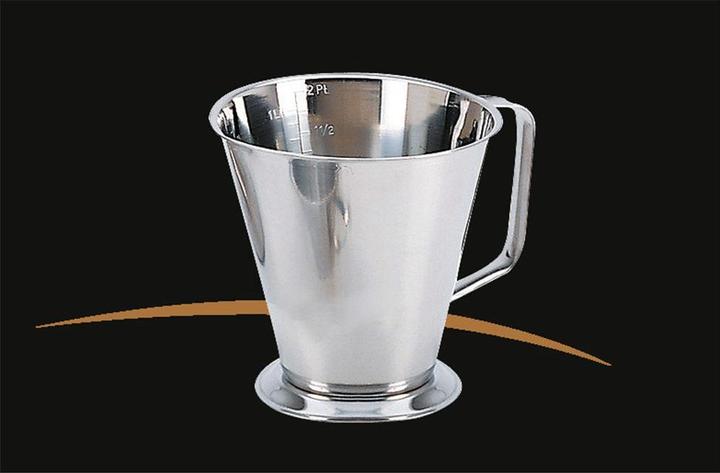 Actual product image de Buyer Graduated measuring cup with ring base and pouring spout (1000 ml)