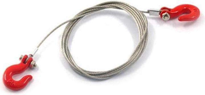 Image du produit Yeah Racing Câble d'acier avec crochet Accessoire