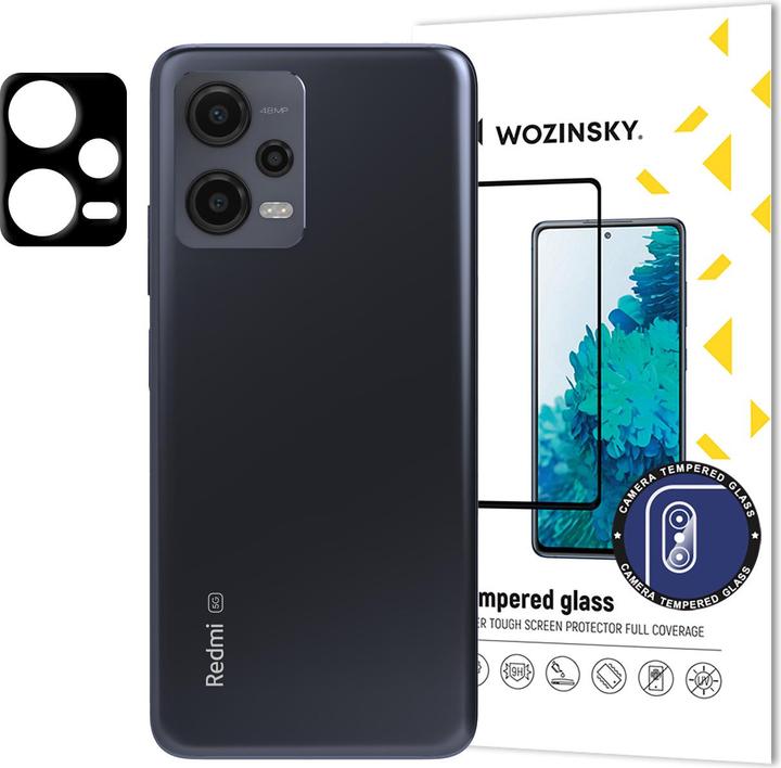 Actual product image Wozinsky Full Camera Glass Tempered Glass for Xiaomi Redmi Note 12 5G / Poco X5 5G Camera 9H (1 pcs., Xiaomi Redmi Note 12 5G)