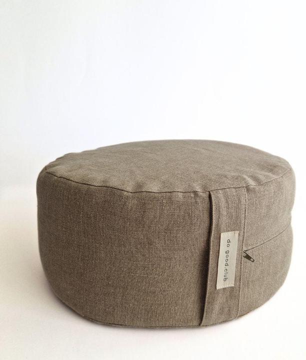 Do good club Meditation Cushion Linen Round (15 cm)