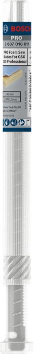 Actual product image Bosch Professional Zubehör PRO Foam saw blade, 200 mm, 2-piece.