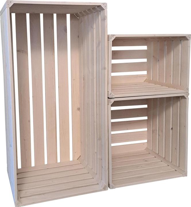 Image du produit Holz Zollhaus Holzharasse Weiss, 35 x 35 x 32 cm (35 x 35 x 32 cm)