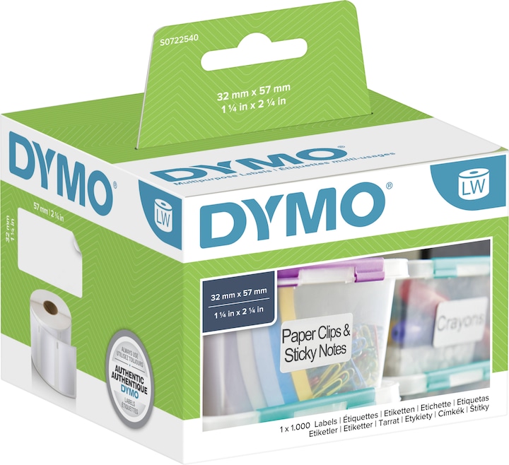 Dymo S0722540 Multi-purpose labels, 1 piece