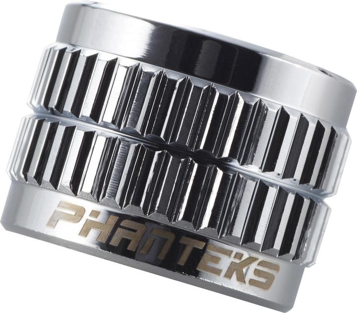 Actual product image Phanteks Glacier adapter straight G1/4 inch female to G1/4 inch female