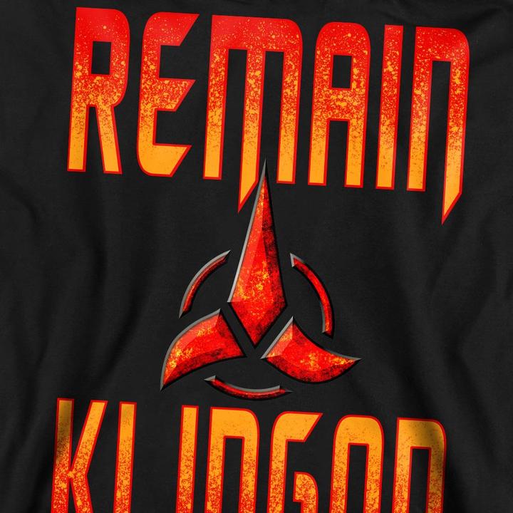 Actual product image Universal Textiles Unisex Adult Remain Klingon Sweatshirt (L)