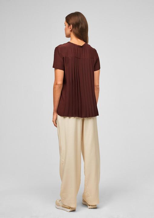Produktbild S.Oliver Bluse Viskosebluse mit Falteneinsatz (40)