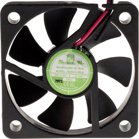Produktbild RS PRO DC axial fan, 50x10mm 15.3cu.m/h 5V