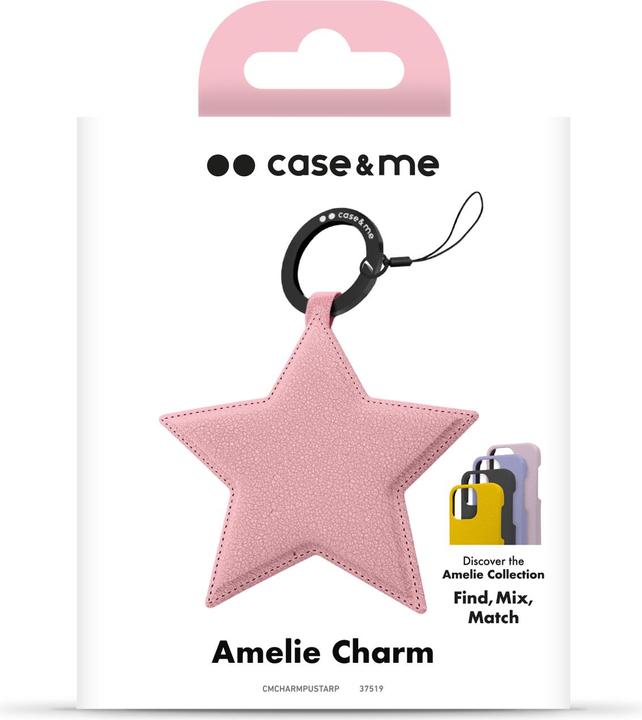 Image du produit SBS case&me Star Amelie Eco Leather charm rose (Similicuir (PU), Chlorure de polyvinyle (PVC))