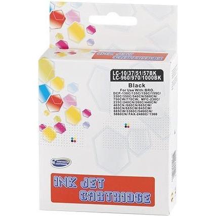 ECO, Cartucce, Bruder CB37/LC960/LC970/LC1000 Aftermarket Black Ink Patrone