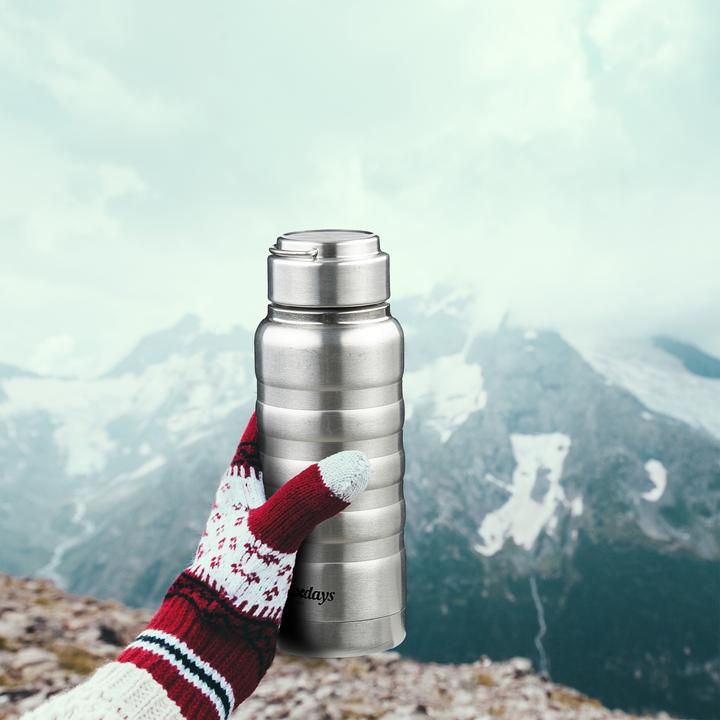 Produktbild Relaxdays Edelstahl-Trinkflasche (0.40 l)