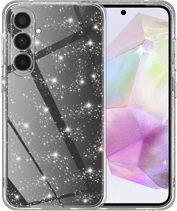 Actual product image Techsuit - SparkleSkin Series - Samsung Galaxy A35 5G - Clear (Samsung Galaxy A35)