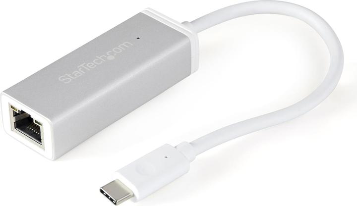 Actual product image StarTech USB-C To Gbe Adapter - Silver (USB, RJ45 (1x))