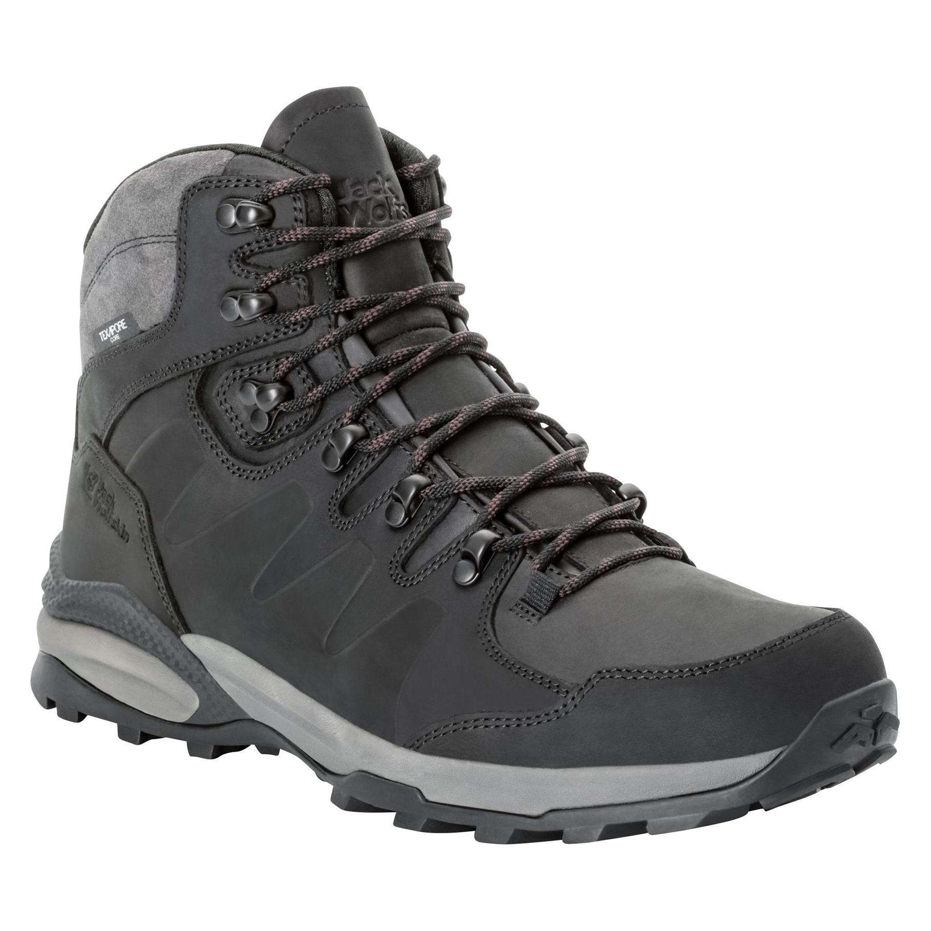 Jack Wolfskin, Herren, Wanderschuhe, Refugio Prime Texapore Mid M (44), Grau