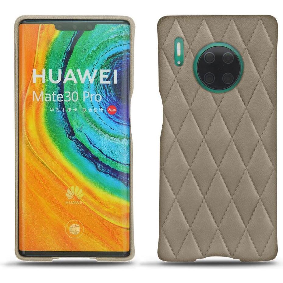 Noreve Lederschutzhülle (Huawei Mate 30 Pro), Smartphone Hülle, Beige