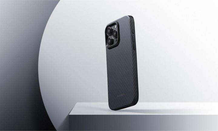 Immagine prodotto Pitaka Custodia MagEZ Pro per iP 15 Pro Max (Nero/Grigio Twill) 1500D (Apple iPhone 15 Plus)