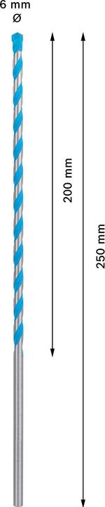 Actual product image Bosch Professional Zubehör Expert CYL-9 (6 mm)