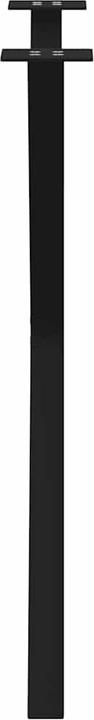 Produktbild vidaXL Esstischbeine X-Form 2 Stk. Schwarz 70x(72-73) cm Stahl Tischbein