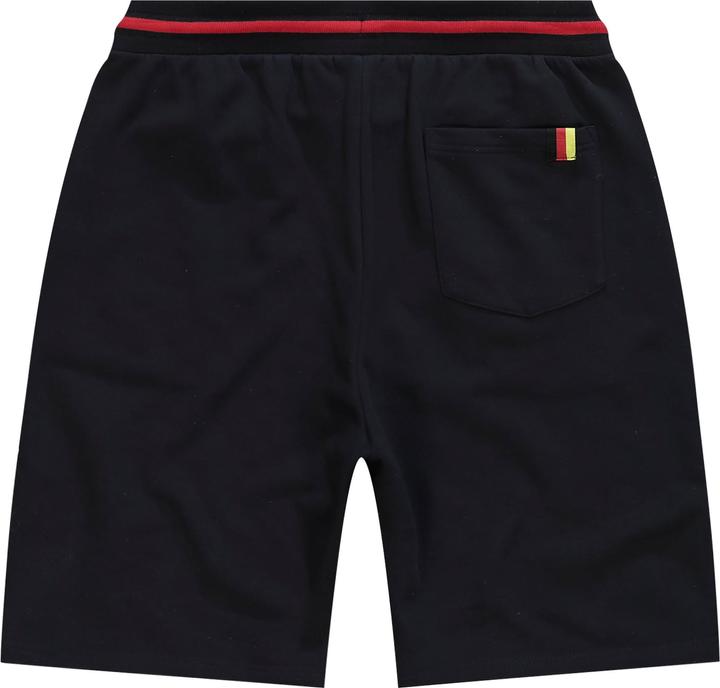 Immagine prodotto Jay-Pi Bermuda in felpa per i fan del calcio con bandiera tedesca sulla tasca posteriore e cintura elastica (7XL)