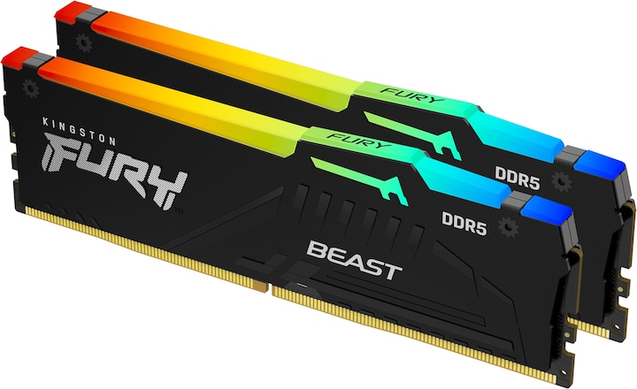 Productafbeelding Kingston FURY Beest RGB (2 x 16GB, 6000 MHz, DDR5 RAM, DIMM 288 pin)