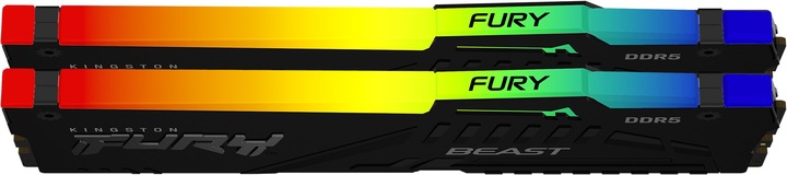 Productafbeelding Kingston FURY Beest RGB (2 x 16GB, 6000 MHz, DDR5 RAM, DIMM 288 pin)