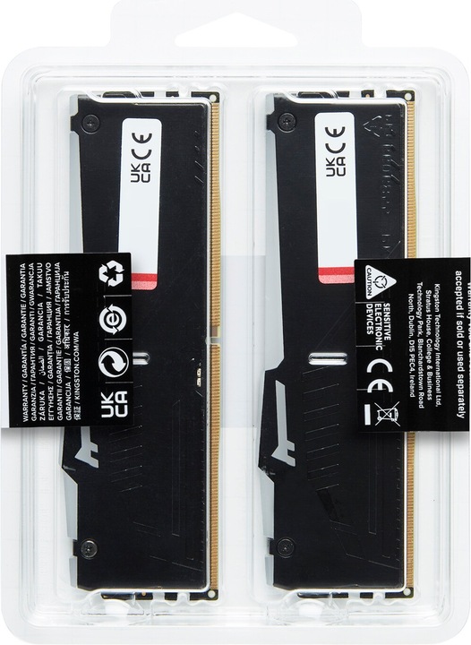 Productafbeelding Kingston FURY Beest RGB (2 x 16GB, 6000 MHz, DDR5 RAM, DIMM 288 pin)