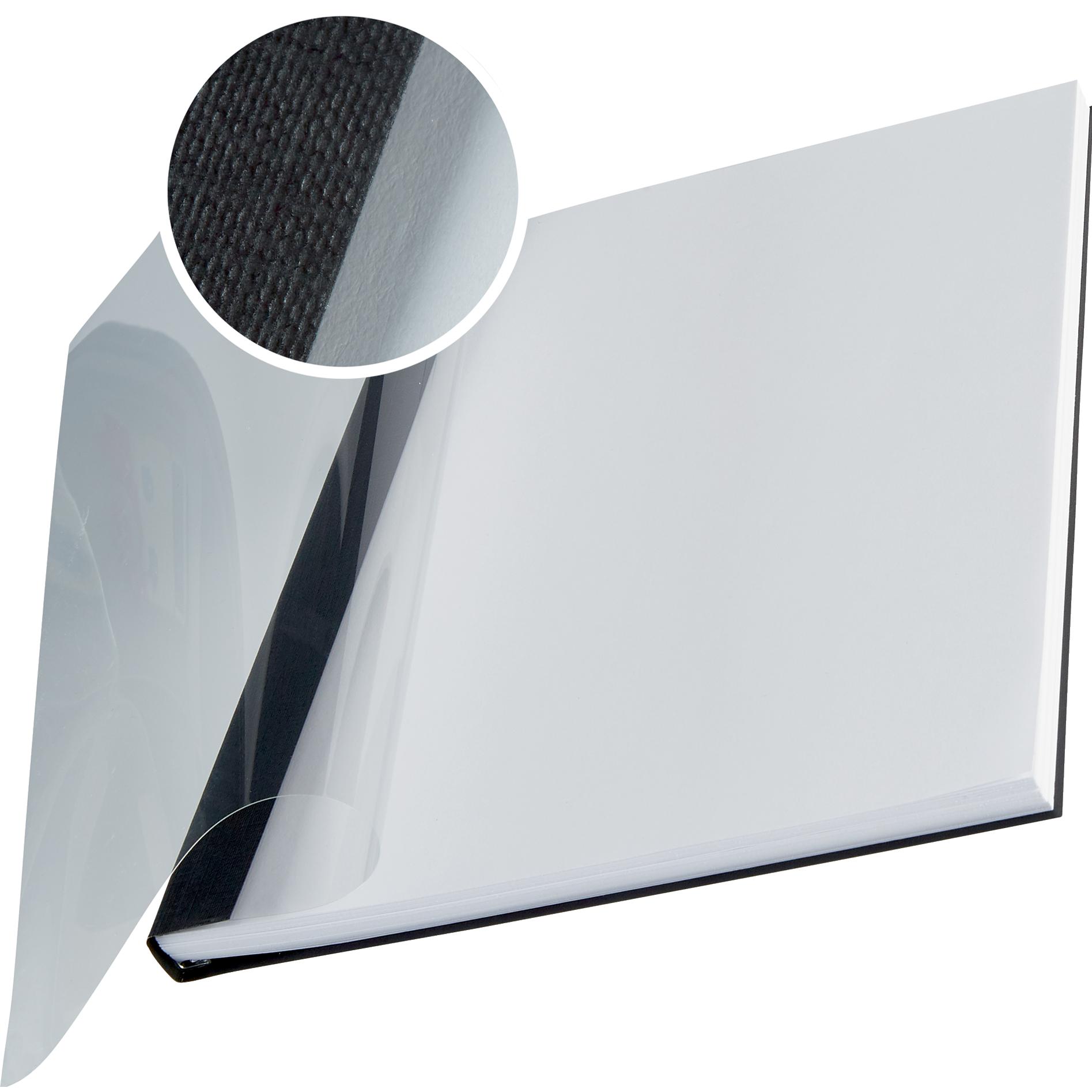 Thumbnail - Leitz, Mappe, impressBIND Mappen Soft Cover A4 10 Stk. - 10,5 mm, schwarz (A4, 10 x)