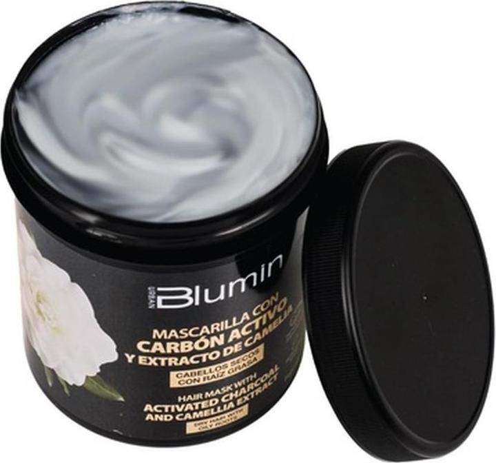 Actual product image Tahe Blumin Activated Charcoal Mask with Camellia Extract for Dry and Oily Roots