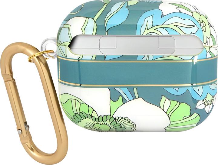 Image du produit Guess GUAPHHFLN Couverture AirPods Pro zielony/green Collection Strap Fleur (Manchon pour casque d'écoute)