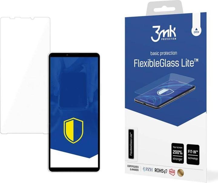 Produktbild 3MK FlexibleGlass Lite Sony Xperia 10 V Szkło Hybrydowe Lite (1 Stück, Sony Xperia 10 V)