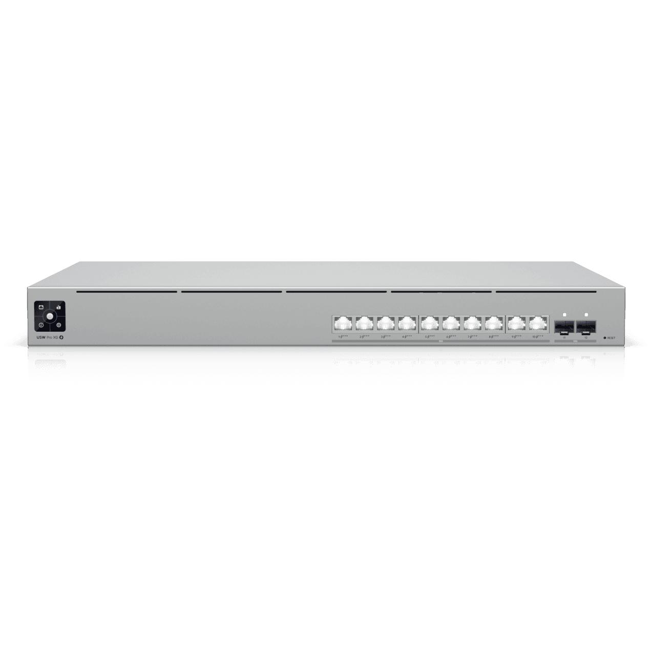 Ubiquiti UniFi Pro XG 10 Switch 10-porte 10 Gigabit Ethernet PoE+++ (12 Ports), Netzwerk Switch, Sch
