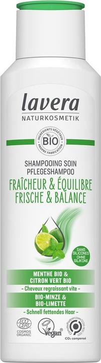 Immagine prodotto Lavera Shampoo Frische & Balance fettendes Haar Fl 250 ml (250 ml, Shampoo liquido)