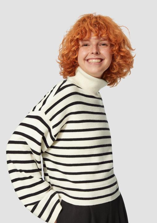 Produktbild S.Oliver Strickpullover Verkürzter Pullover aus Viskosemix (XXL)