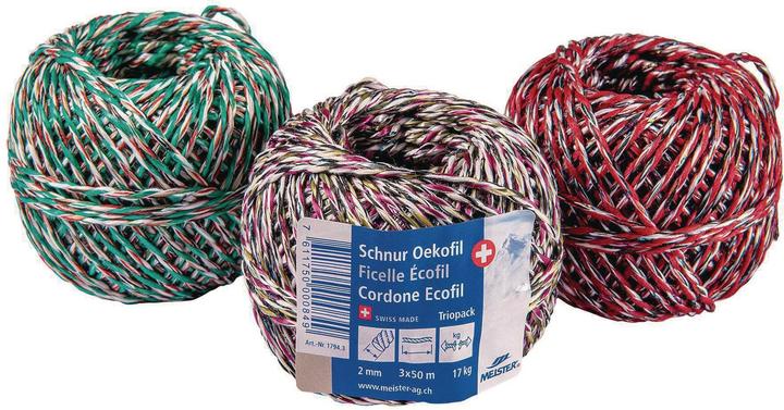 Actual product image Meister Hand packing cord set "OEKOFIL", Ø 2 mm, 3x50 m, 17 kg (3 pcs.)