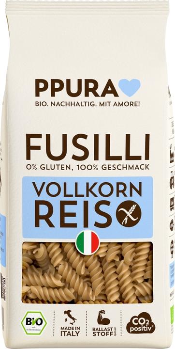 Ppura Organic Fusilli Vk rice Gf (400 g)
