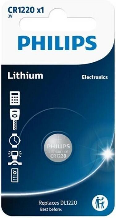 Actual product image Philips Minicell (1) CR1220/00B (1 pcs., CR1220)