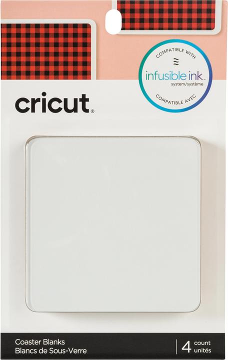 Actual product image Cricut Coaster Infusible Ink Coaster, 4 pieces